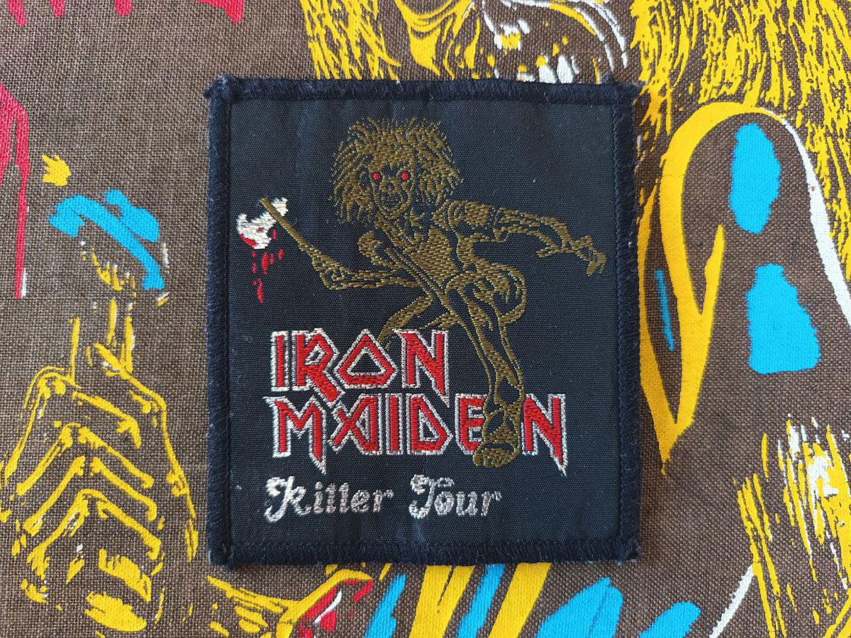 Iron Maiden "Killer Tour" Black Border Woven Patch