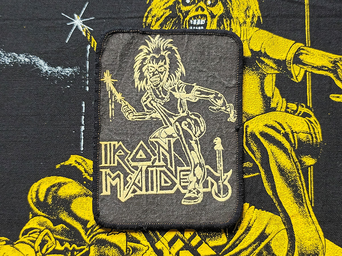 Iron Maiden “Sanctuary” Printed Patch White Version