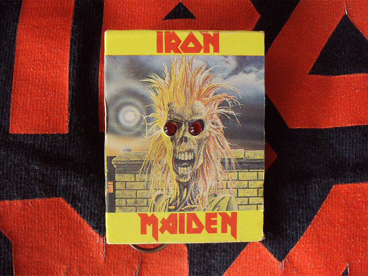 Iron Maiden Electronic Eddie Pin Badge Front