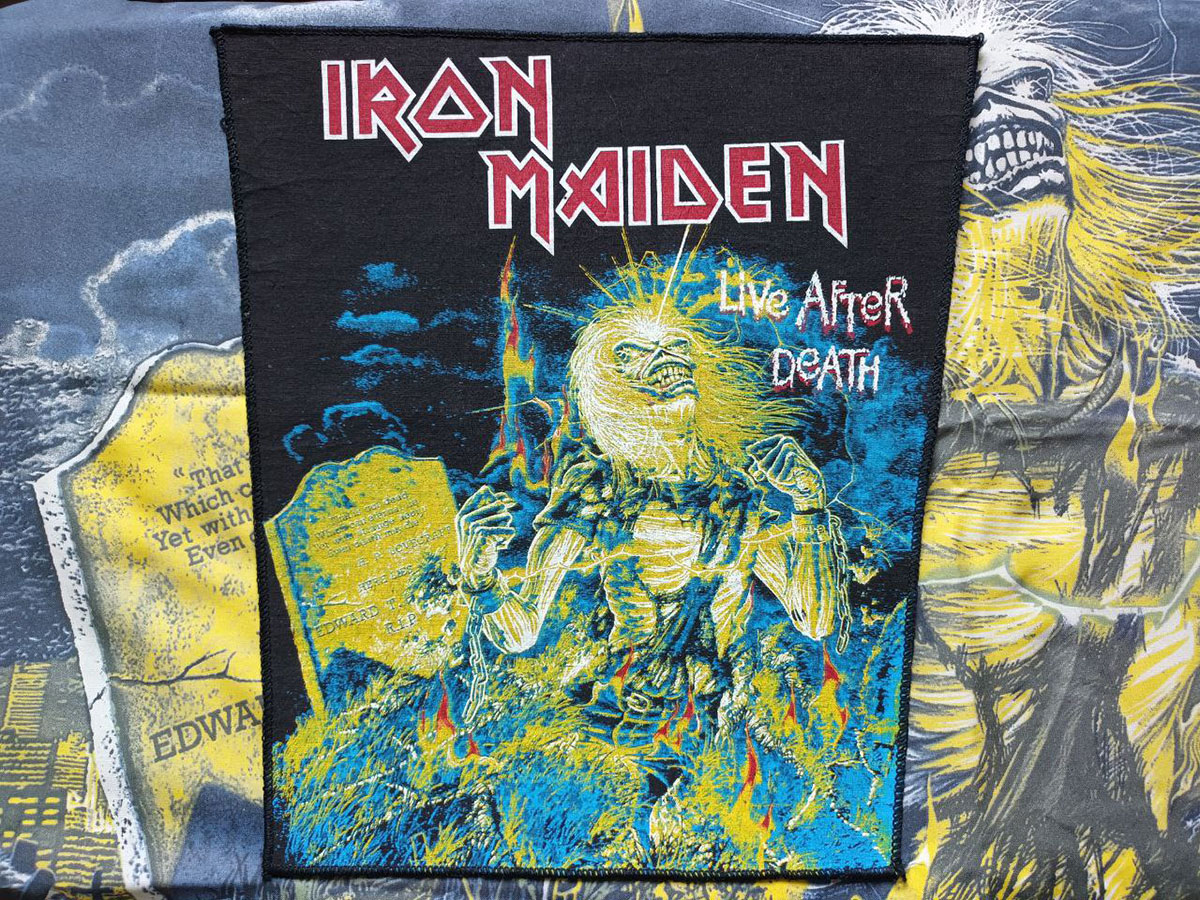 Iron Maiden Live After Death Backpatch