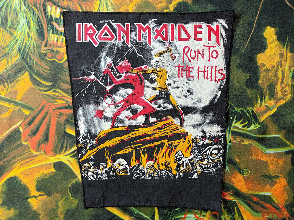 Iron Maiden "Run To The Hills" Backpatch