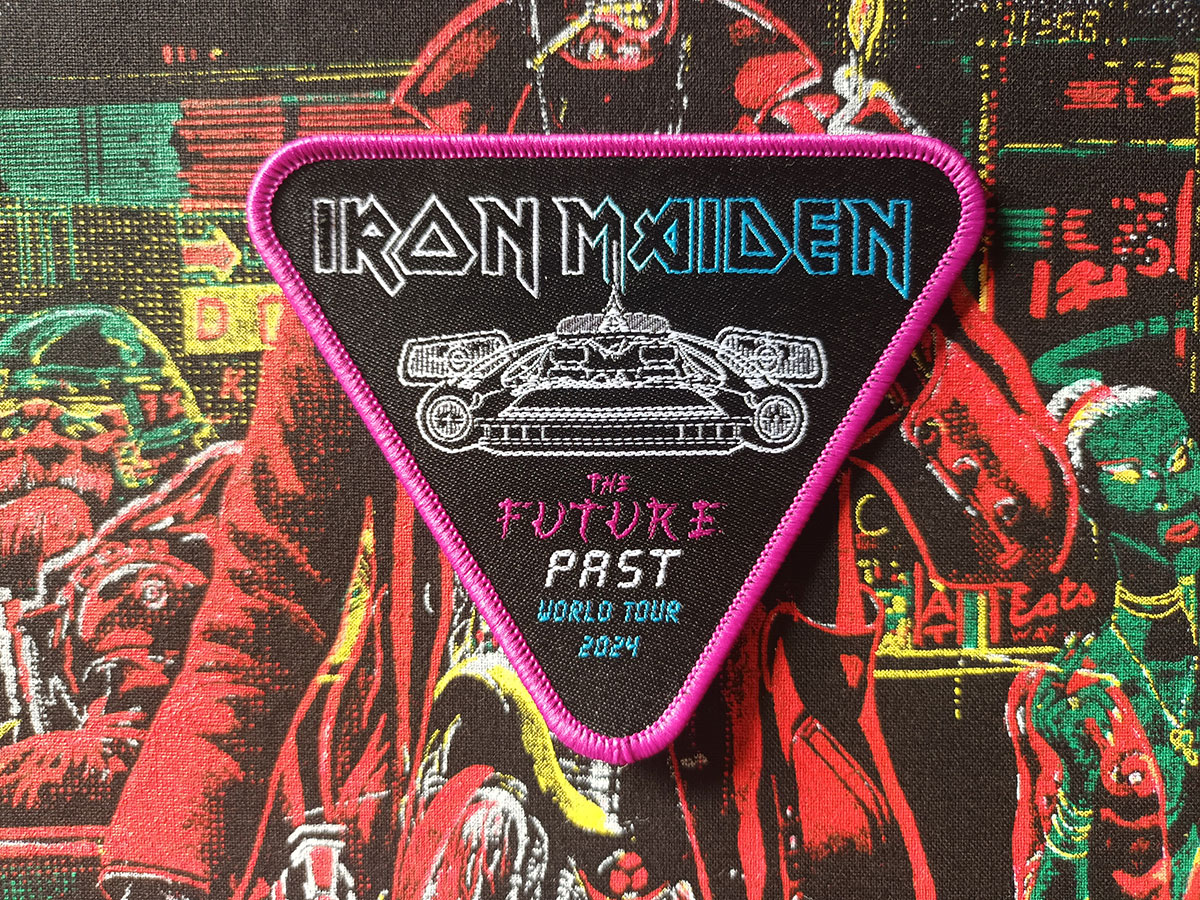 Iron Maiden "Somewhere On Tour" Woven Tour Patch 2024