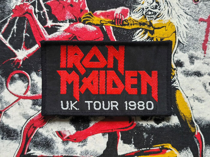 Iron Maiden "U.K. Tour 1980" Woven Patch